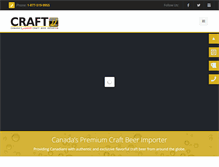 Tablet Screenshot of craftbeerimports.ca
